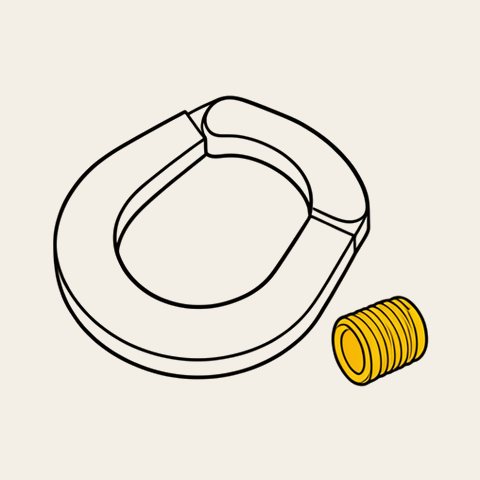 Open shackle