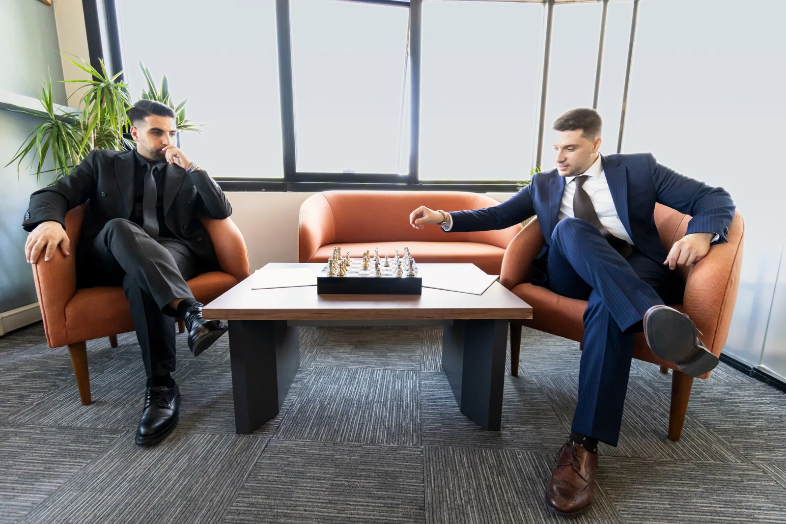 Av. Onur Çalışıcı and Av. Oruç Aygün at the Istanbul office